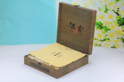 茶韵悠然木质盒 通用定制普洱茶白茶包装艺术探析